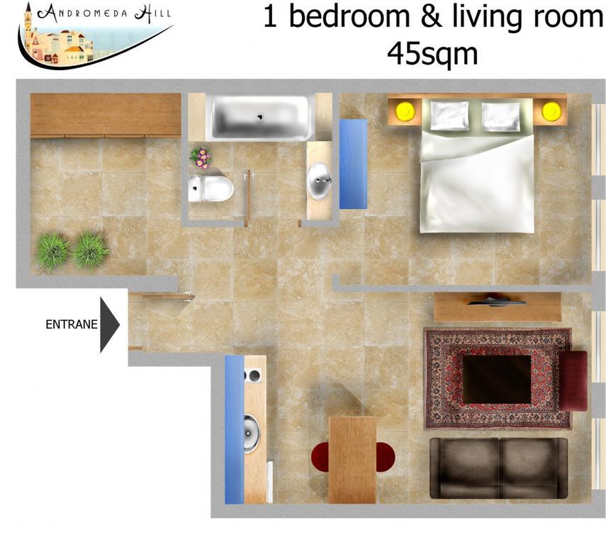 Andromeda Hill Apartments And Spa Tel Aviv Camera foto