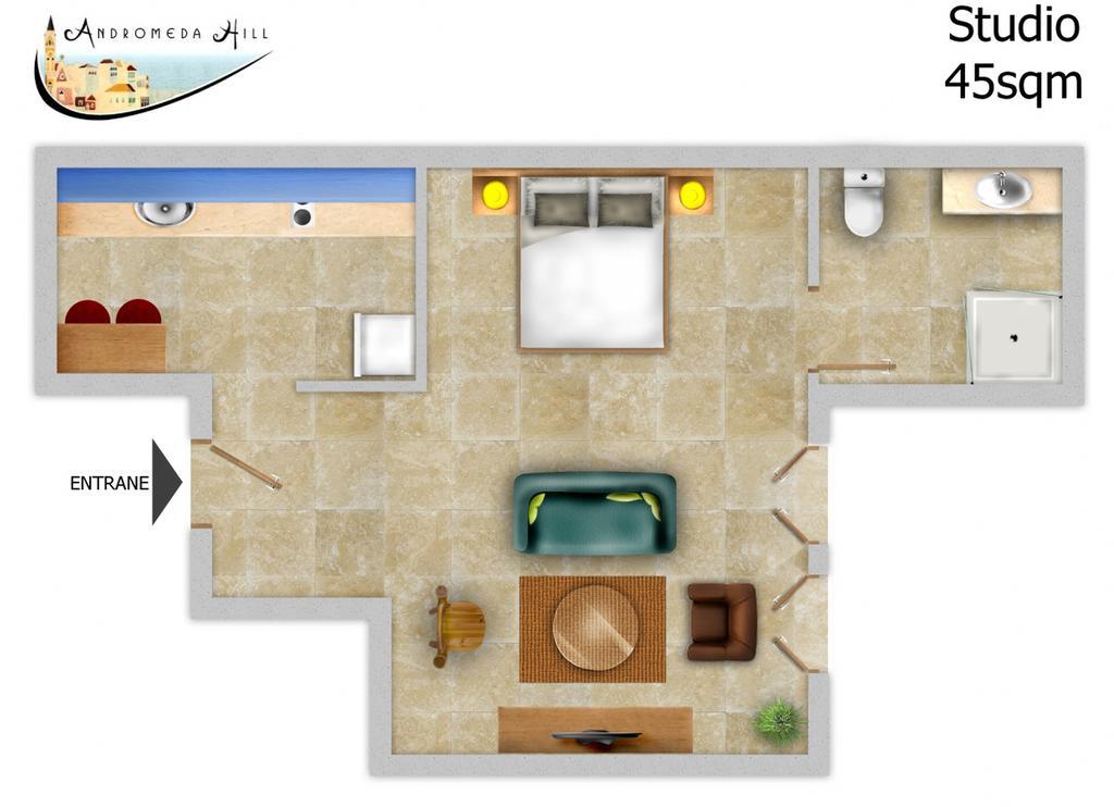 Andromeda Hill Apartments And Spa Tel Aviv Camera foto